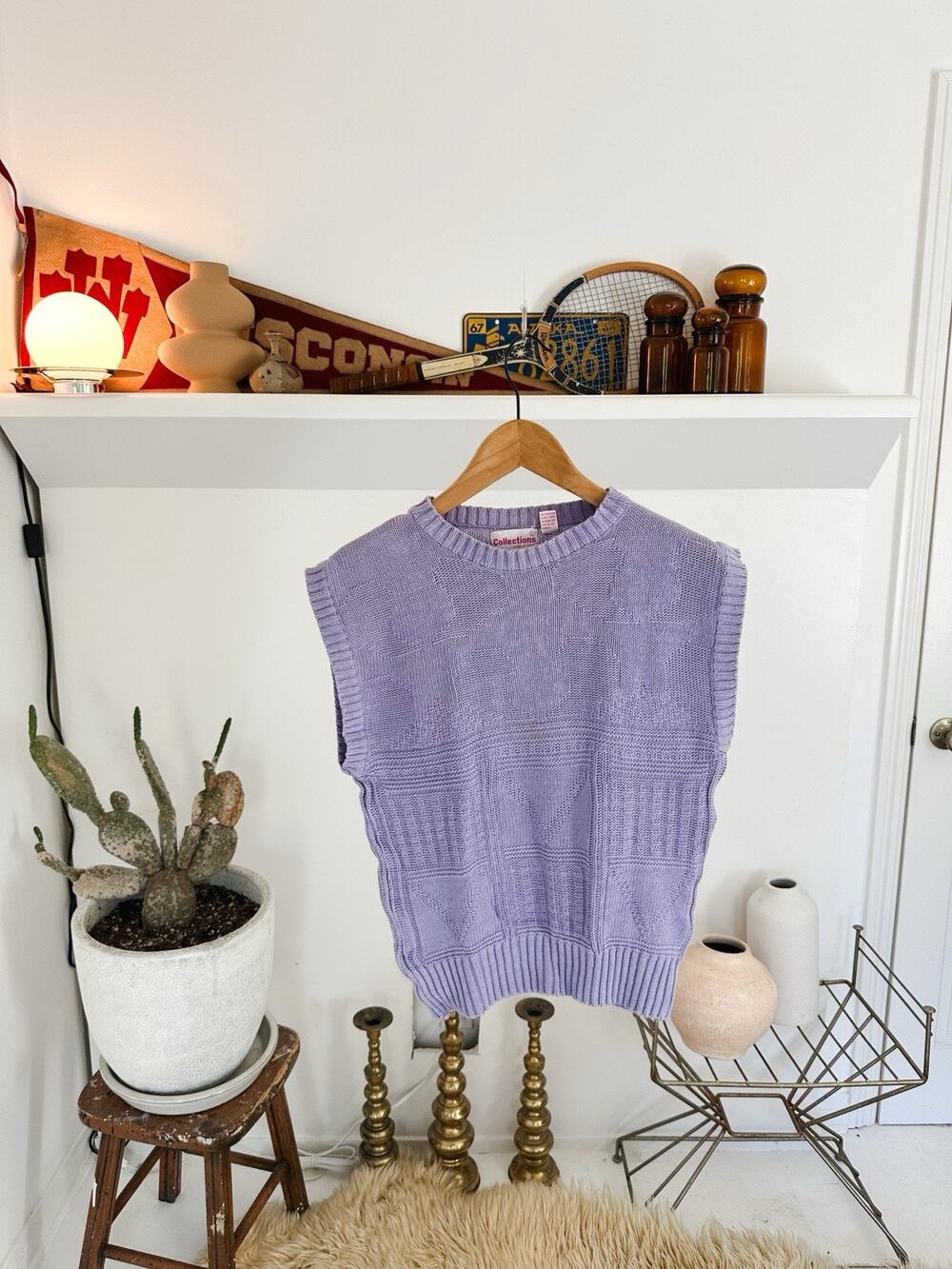 Vintage 90s Collections Knit Short Sleeve Sweater Large